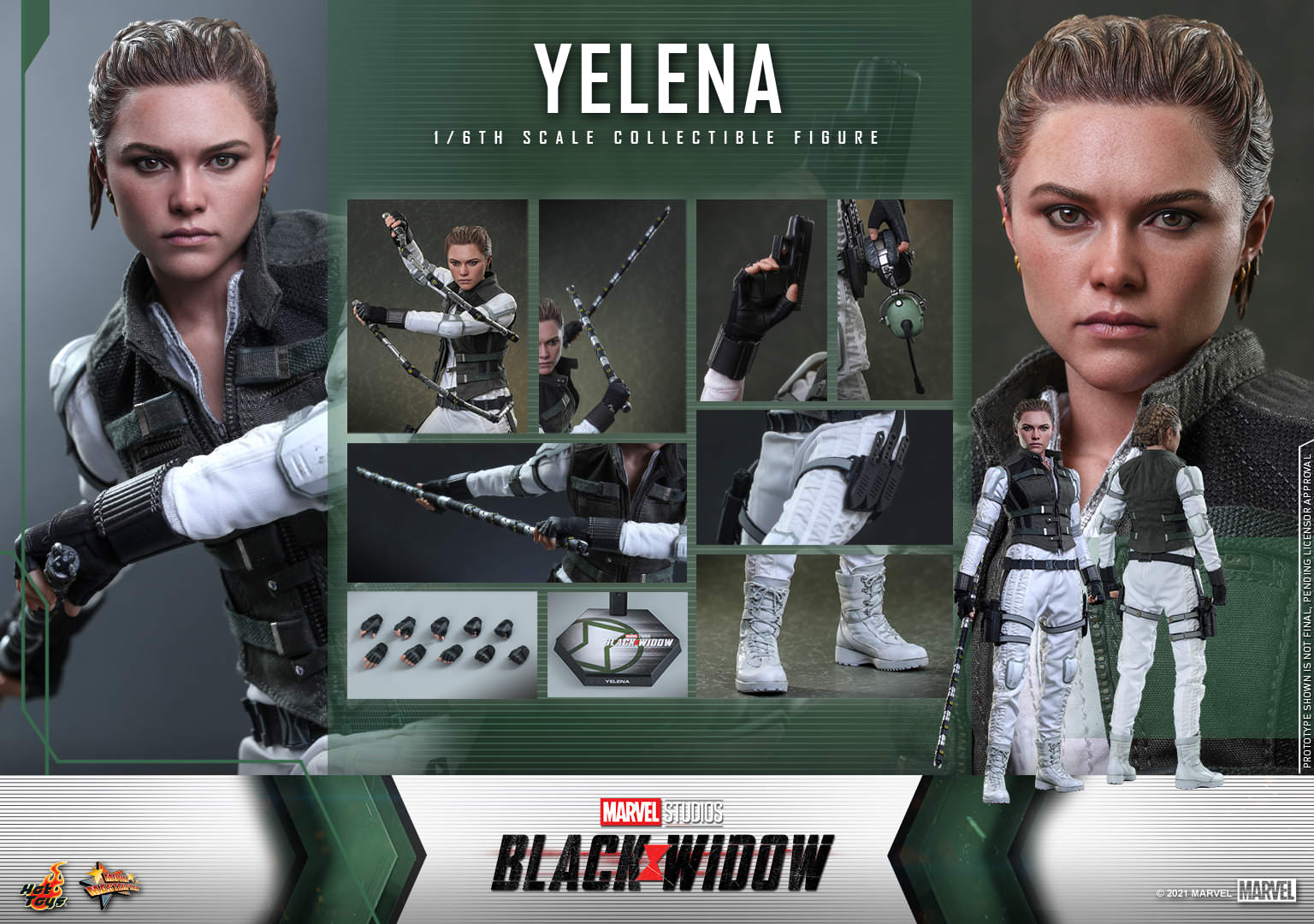 Hot Toys Black Widow-Black Widow Yelena MMS622 1/6 Scale Figure