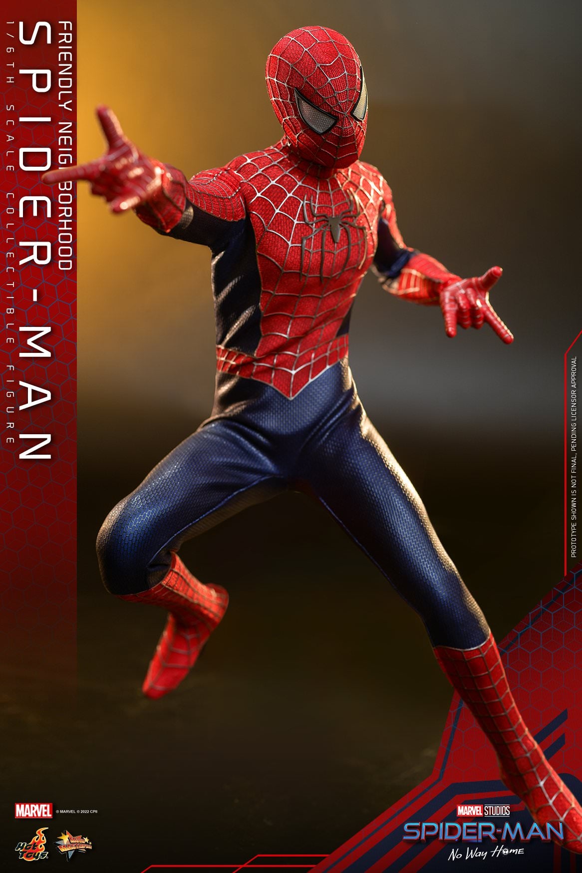 Hot Toys Spiderman No Way Home Friendly Neighborhood Spider-Man MMS661 1/6 Scale Figure