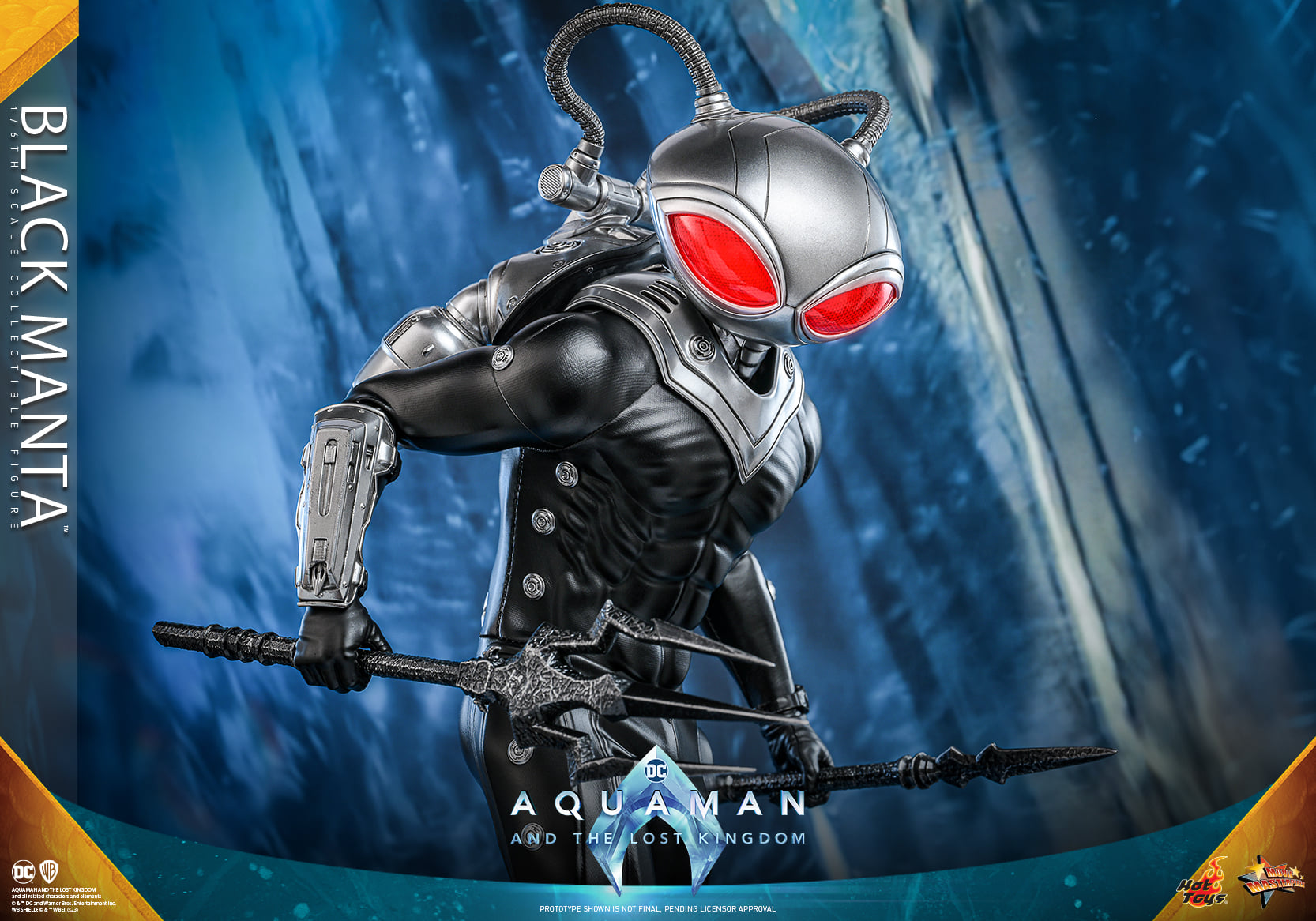 Hot Toys Aquaman-Aquaman And The Lost Kingdom Black Manta MMS739 1/6 Scale Figure