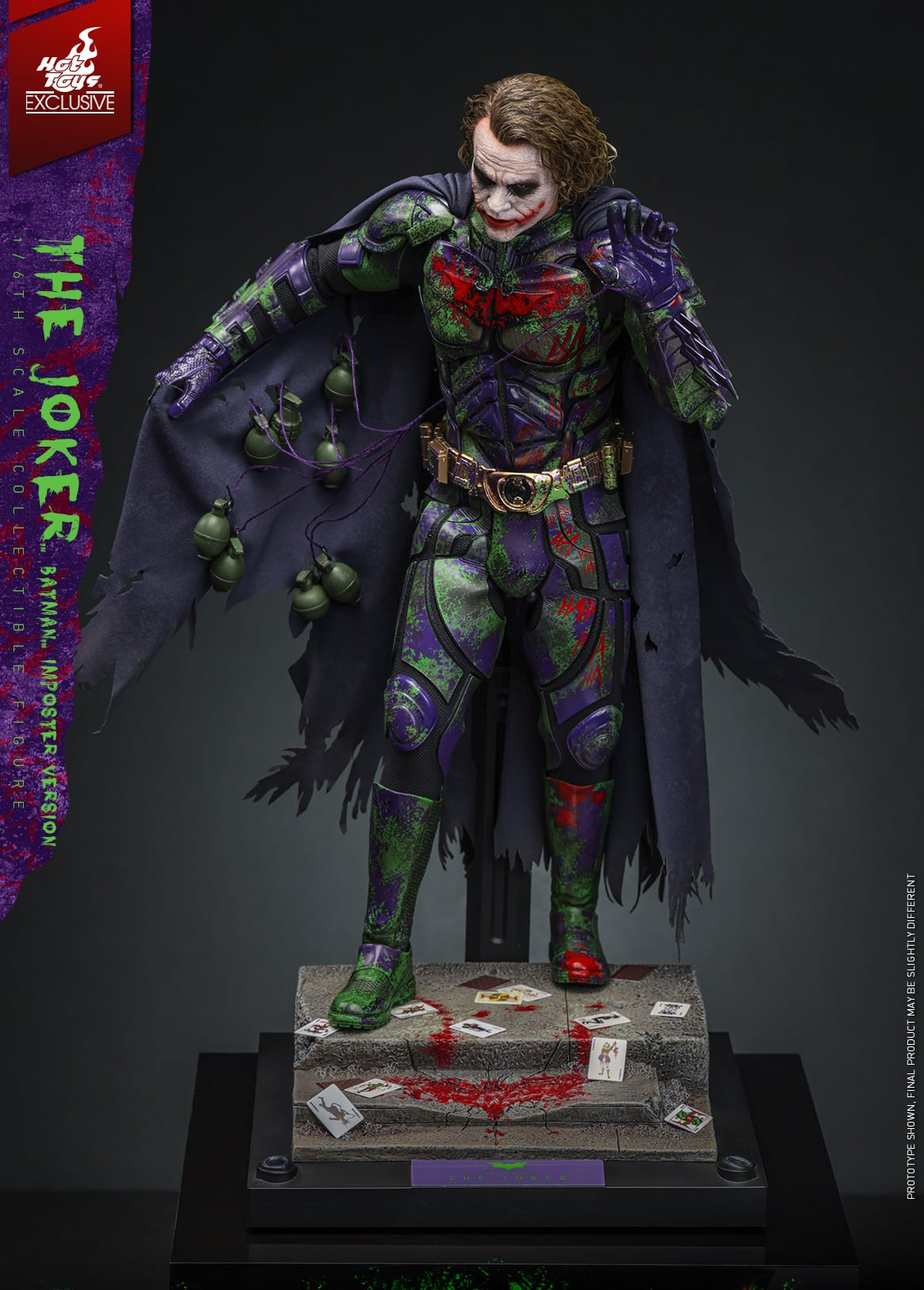 Hot Toys Batman–The Dark Knight The Joker Batman Imposter (Artisan Edition) MMS752 1/6 Scale Figure