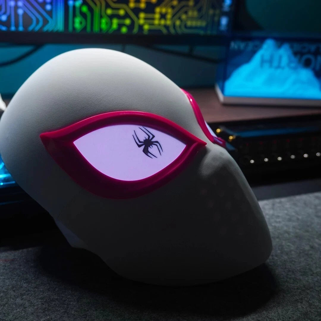 Moving Lenese -Spider-Gwen Stacy LED mask