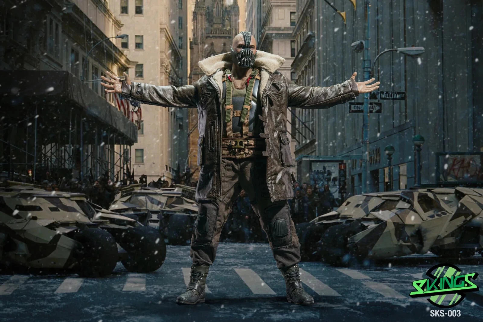 S.king.s Muscular Villain Head & Costume 1/6 Scale Set