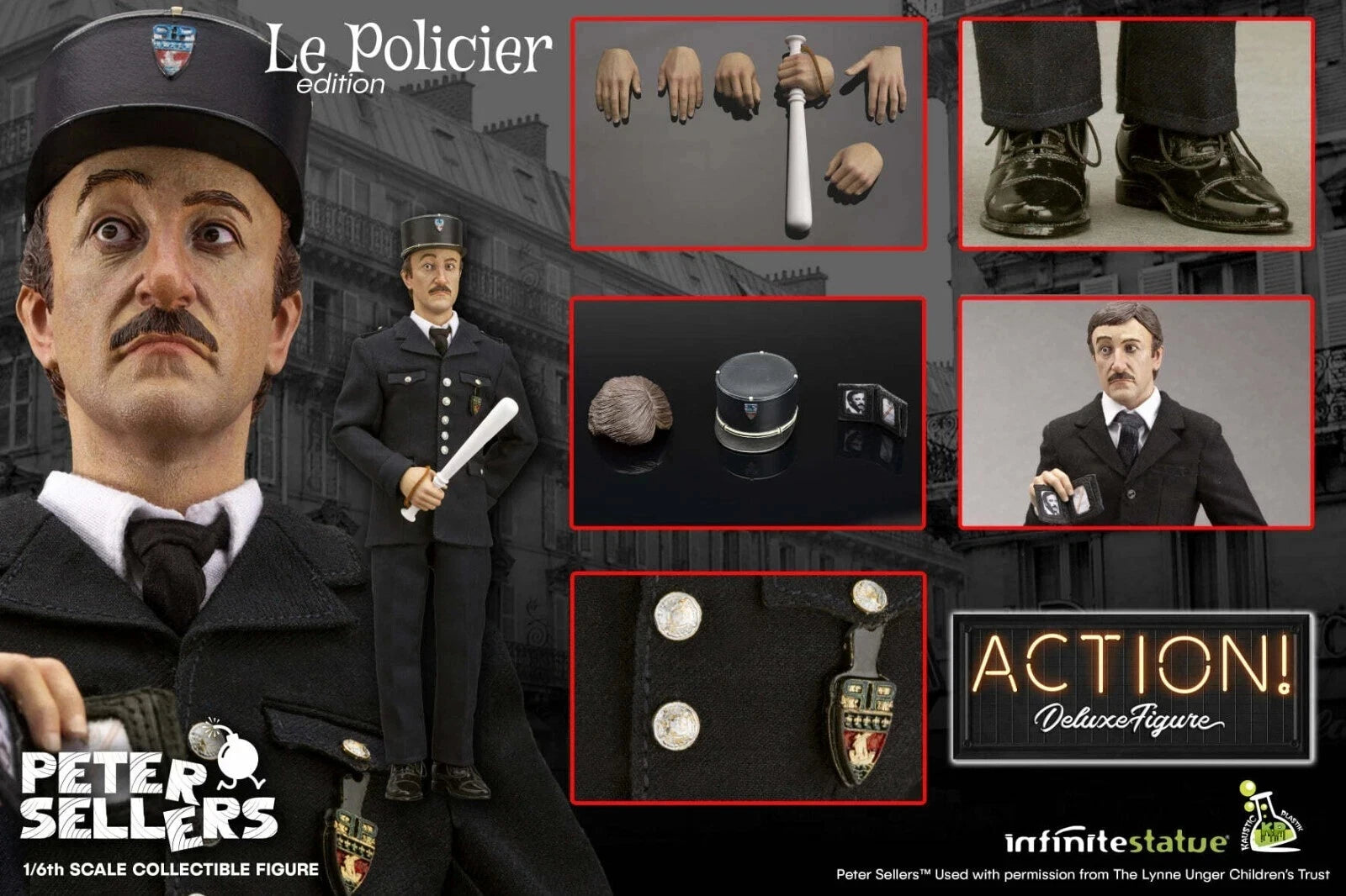 Kaustic Plastik Peter Sellers - Version B: Le Policier 1/6 Scale Collectible Figure