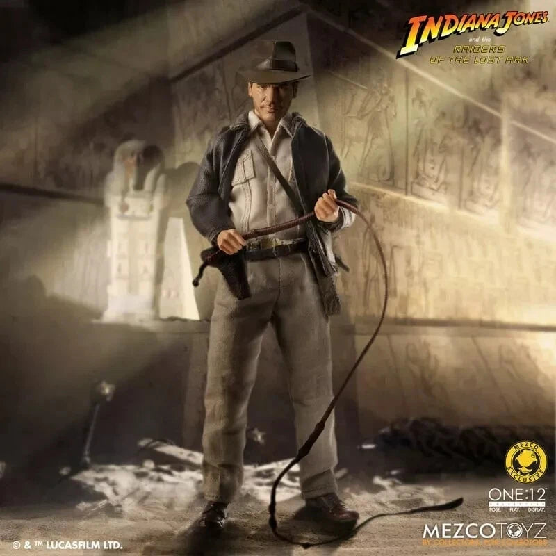 Mezco Toyz Indiana Jones Raiders of the Lost Ark 1/12 Scale Action Figure