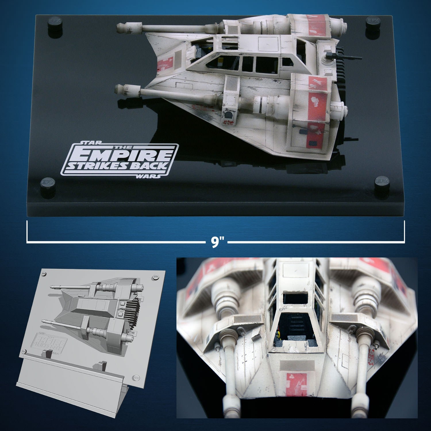 EFX Collectibles Snowspeeder Crew Gift Movie Replica