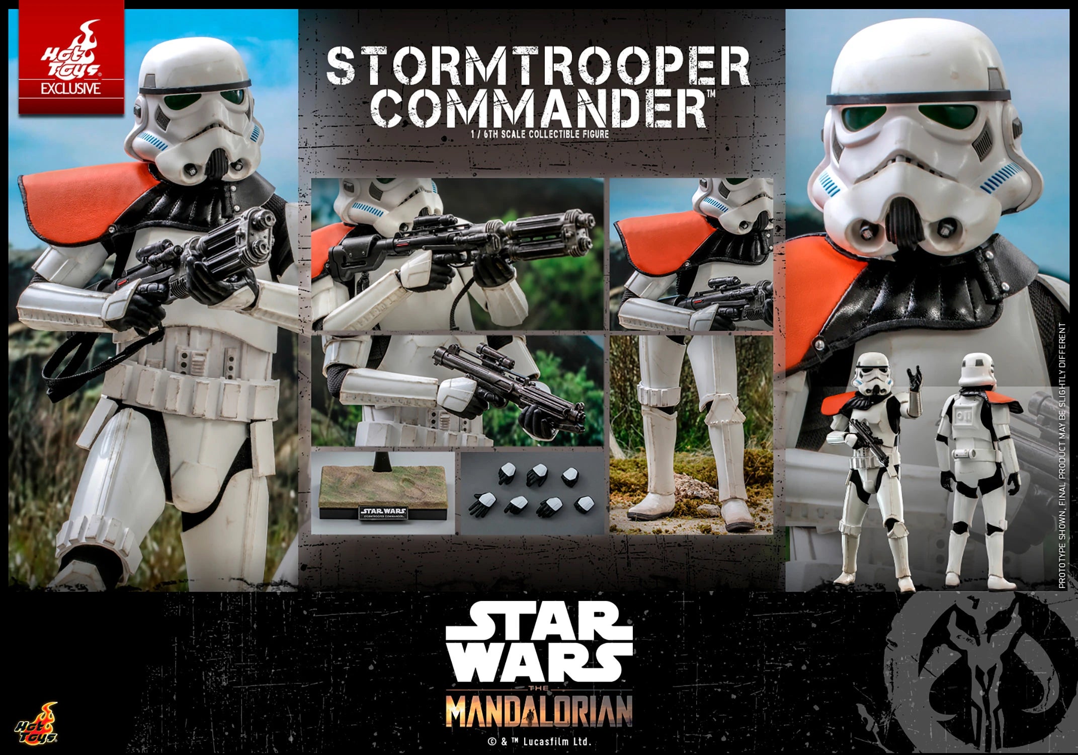 Hot Toys Star Wars-Star Wars The Mandalorian Stormtrooper Commander Exclusive Edition TMS041 1/6 Scale Figure