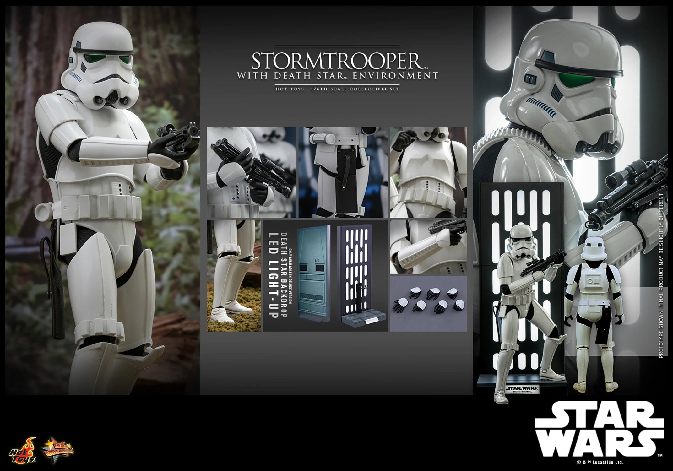 Hot Toys Star Wars–Star Wars Stormtrooper With Death Star MMS736 1/6 Scale Figure