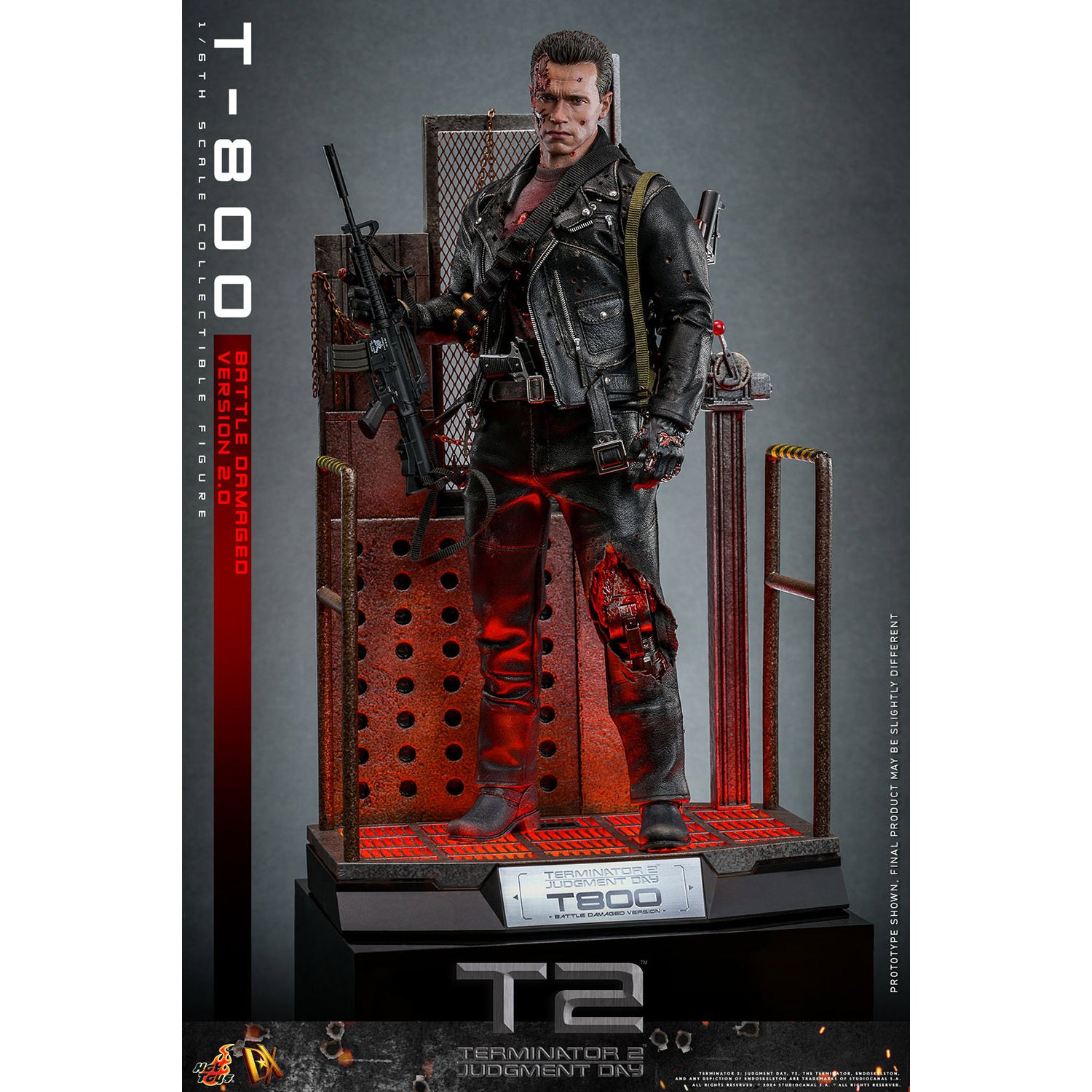 Hot Toys T-800 (Battle Damaged Version 2.0) Hot Toys Terminator 2: Jud ...