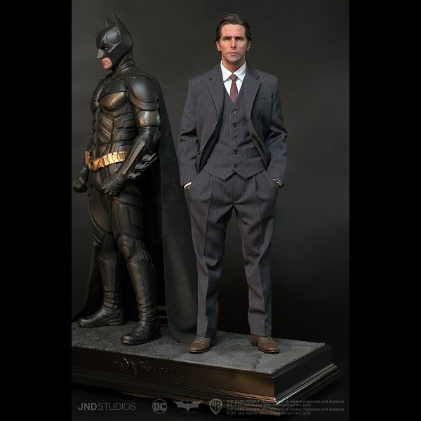 JND The Dark Knight: Batman and Bruce Wayne Hyperreal Statue DUO VERSION
