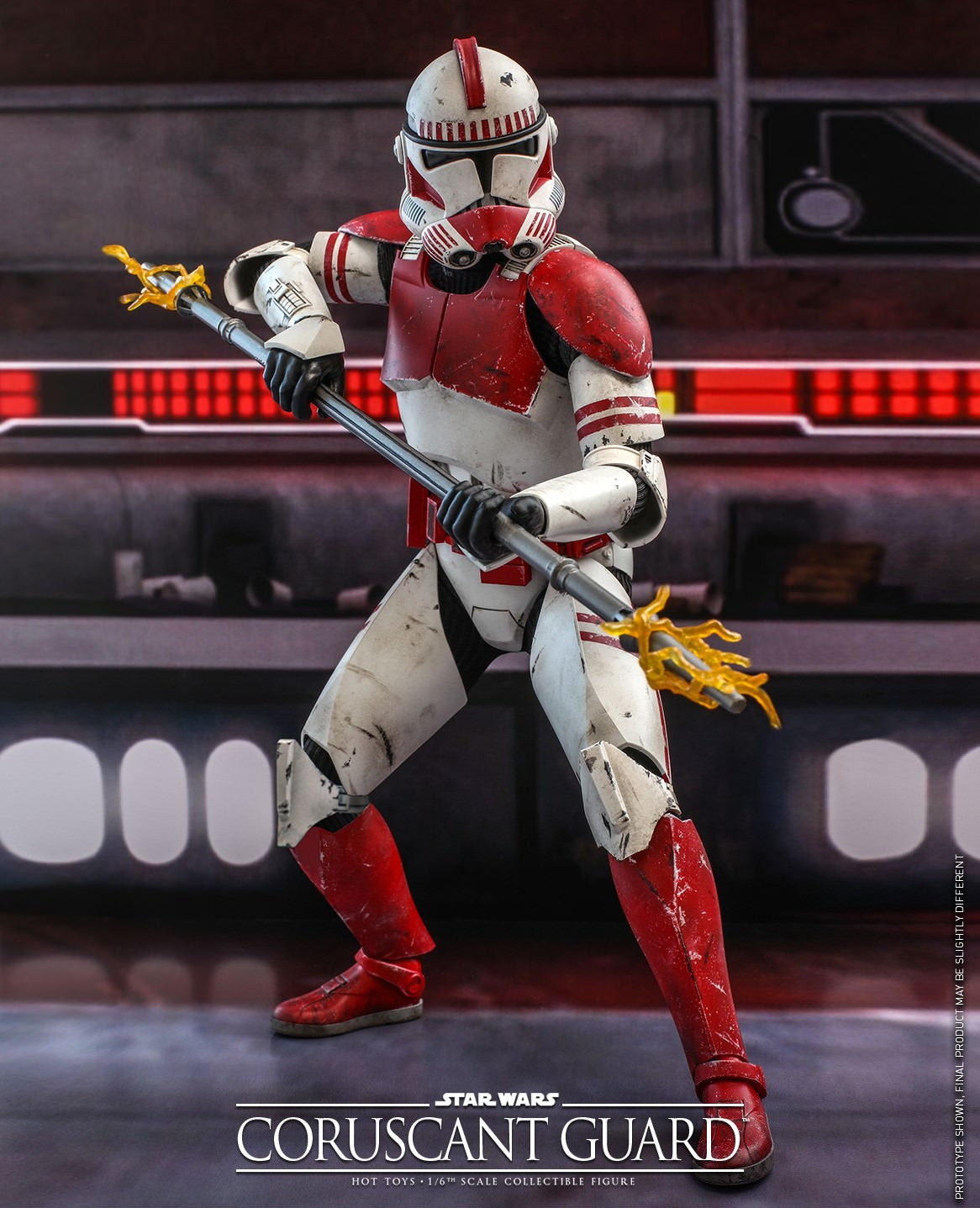 Hot Toys Star Wars–Star Wars The Clone Wars Coruscant Guard TMS025 1/6 Scale Figure