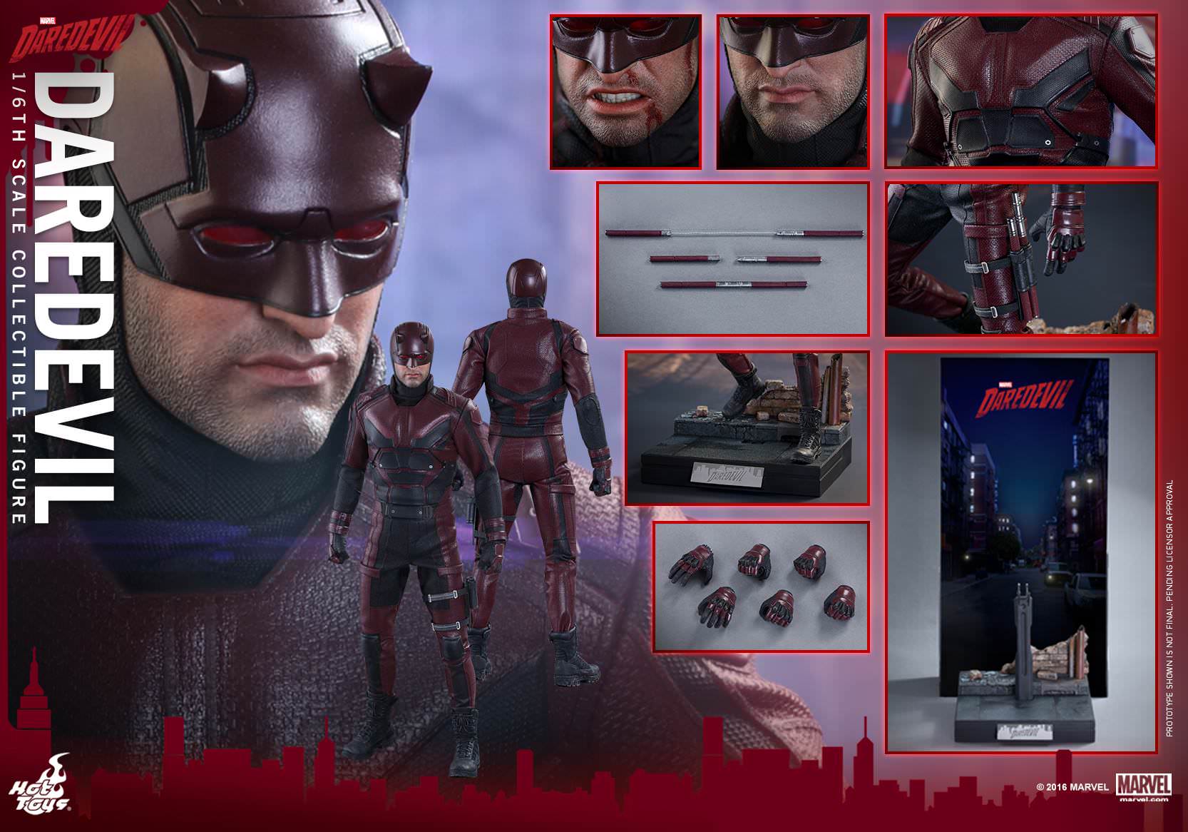 Hot Toys Daredevil 1/6 Scale Figure TMS003