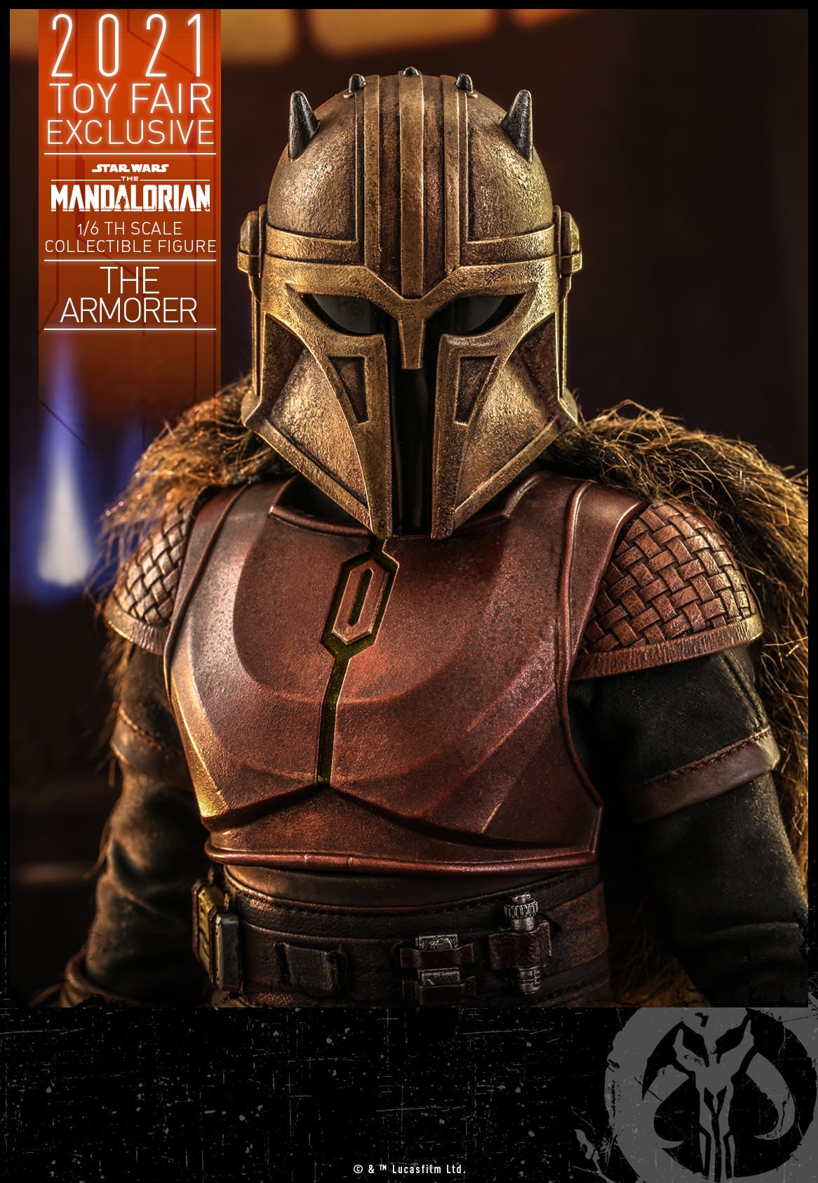 Hot Toys The Mandalorian –The Mandalorian The Armorer TMS044 1/6 Scale Figure
