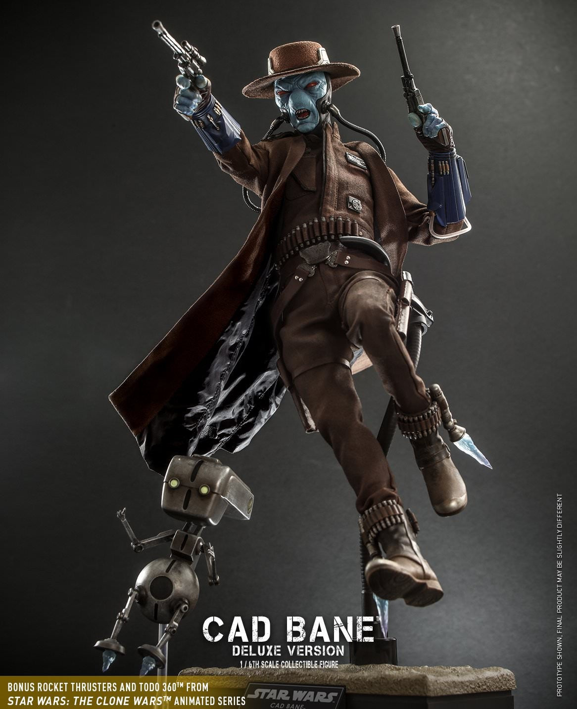 Hot Toys Star Wars–Star Wars The Book Of Boba Fett Cad Bane (Deluxe Version) TMS080 1/6 Scale Figure