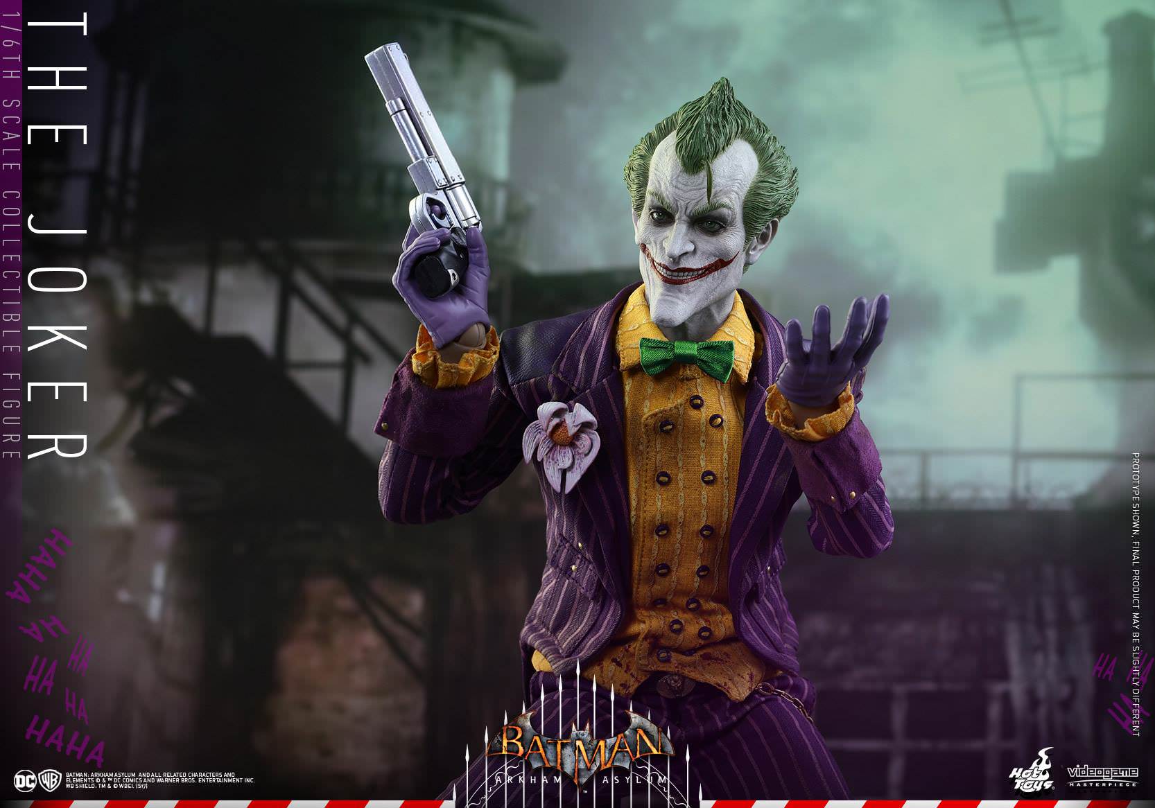 Hot Toys Batman-Batman Arkham Asylum The Joker VGM27 1/6 Scale Figure