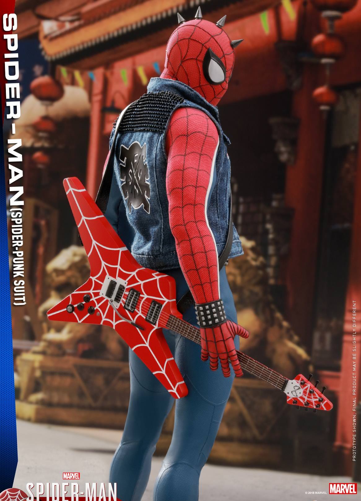 Hot Toys Spiderman-Marvel’s Spider-Man Spider Punk Suit VGM32 1/6 Scale Figure
