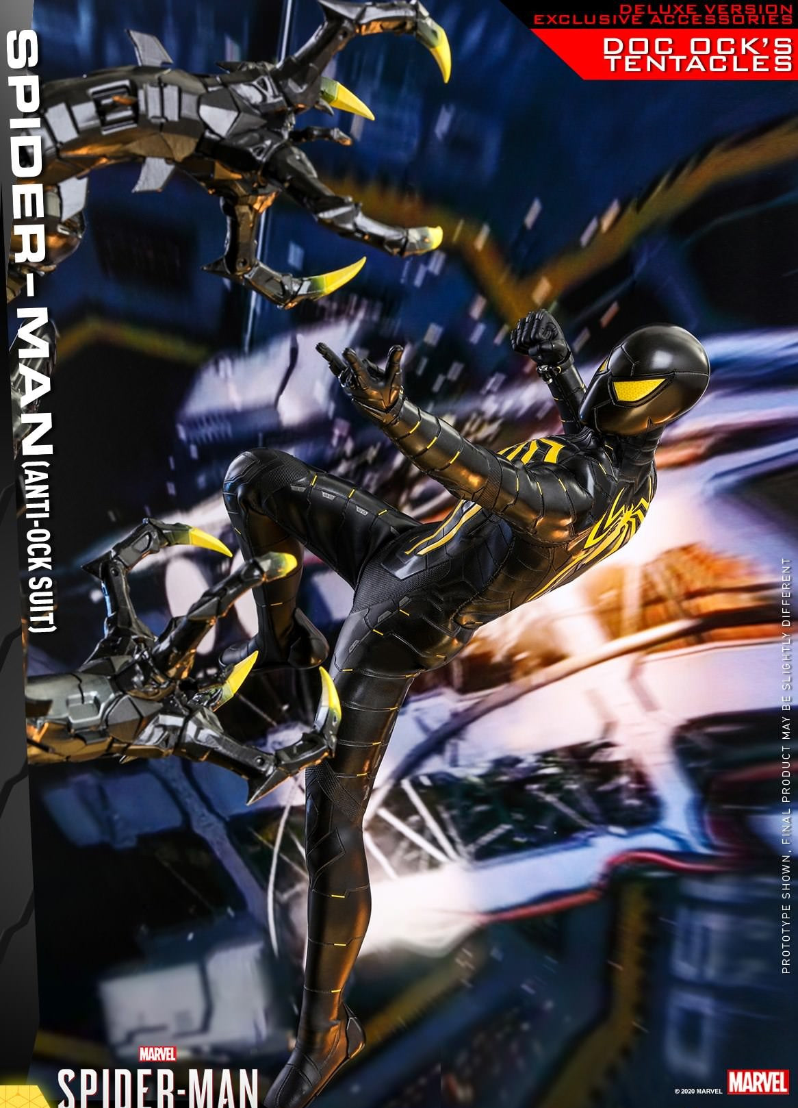 Hot Toys Spiderman-Spiderman PS4 Spiderman Anti Ock Suit (Deluxe Edition) VGM45 1/6 Scale Figure