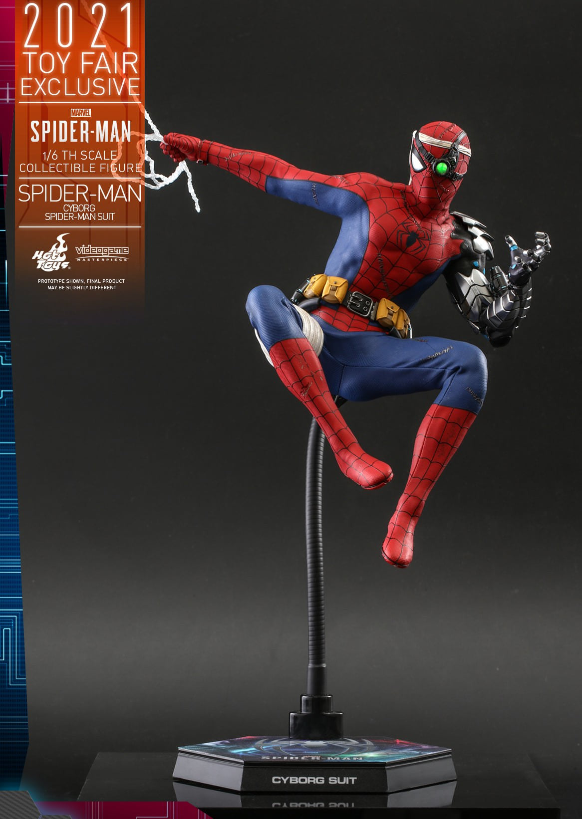 Hot Toys Spiderman-Marvel’s Spiderman Cyborg Suit VGM51 1/6 Scale Figure