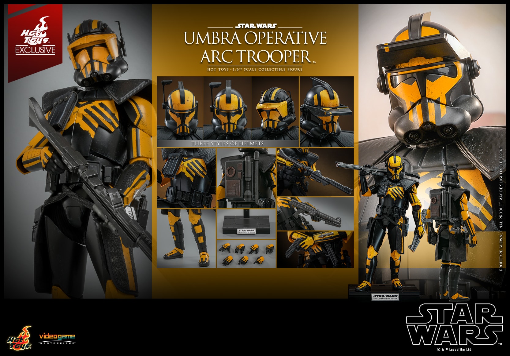 Hot Toys Star Wars: Battlefront Ii – Umbra Operative Arc Trooper 1/6 Scale Figure VGM58